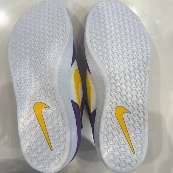 Never been worn. Purple and Gold Nikes - Picture 7 of 7